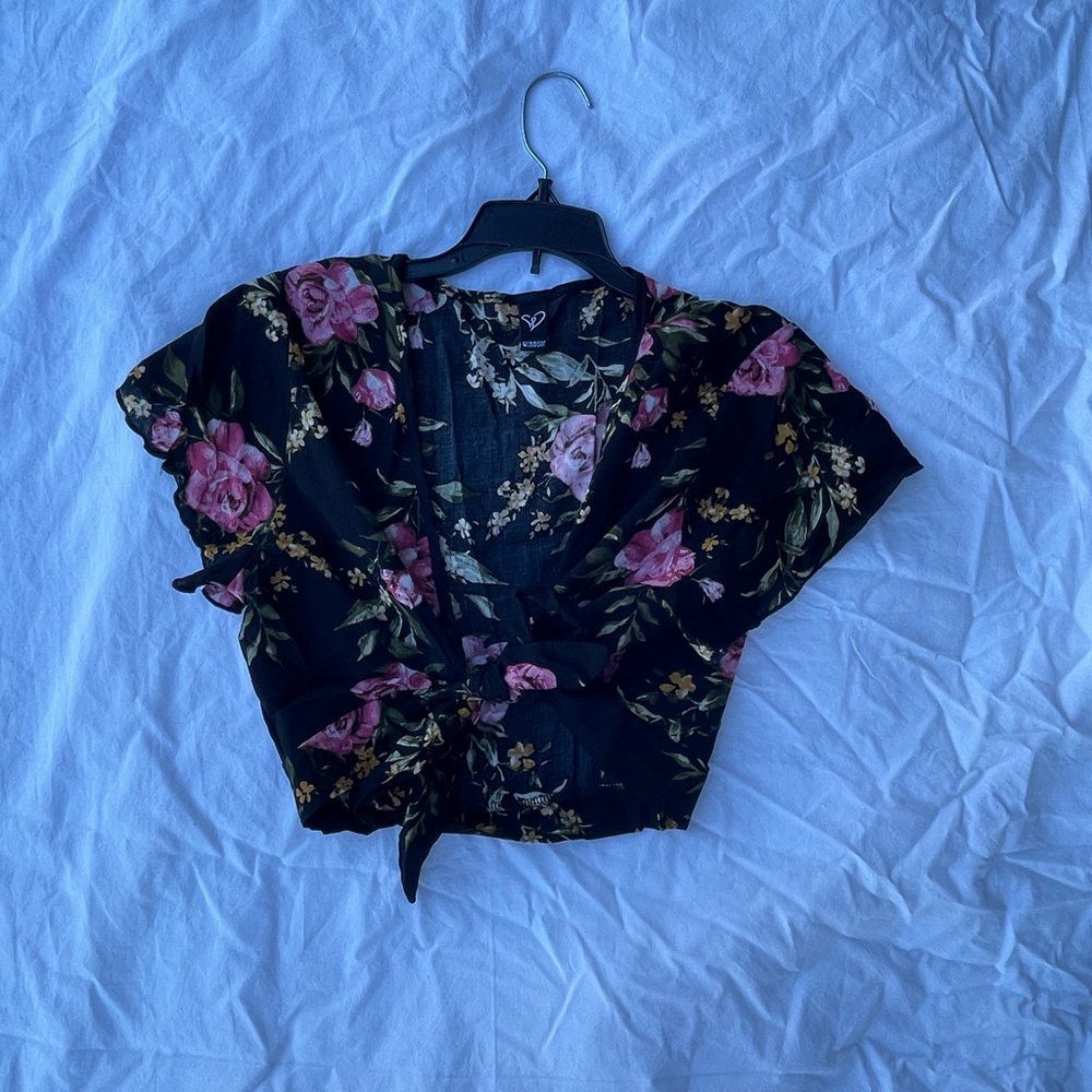 Floral crop top